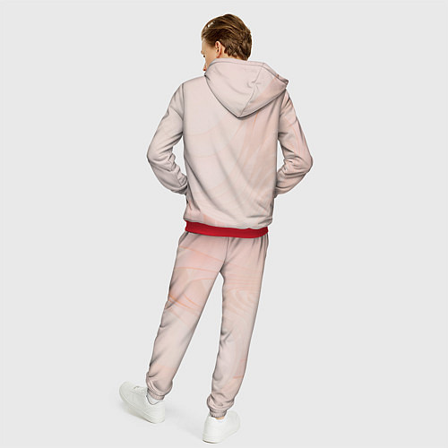 Мужской костюм Розовый бархат / 3D-Красный – фото 4