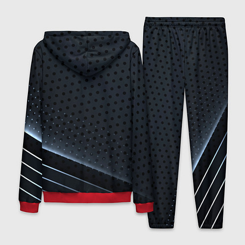 Мужской костюм Acura карбон / 3D-Красный – фото 2