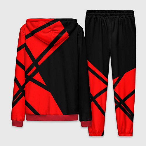 Мужской костюм Cyberpunk 2077 - Надпись Samurai / 3D-Красный – фото 2