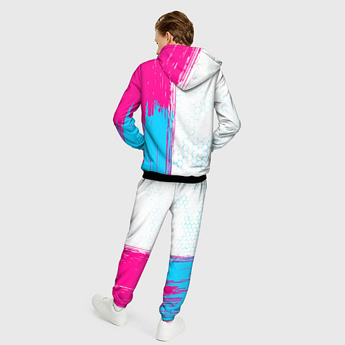 Мужской костюм Free Fire neon gradient style: по-вертикали / 3D-Черный – фото 4