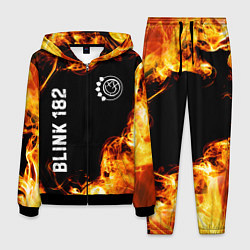 Мужской костюм Blink 182 и пылающий огонь