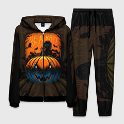 Костюм мужской Scary Halloween Хэллоуин, цвет: 3D-черный