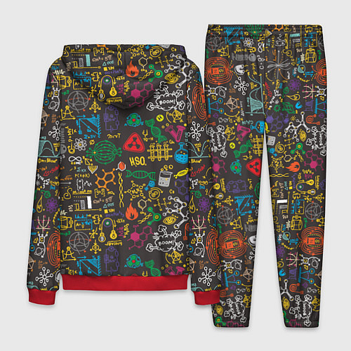 Мужской костюм Шпаргалка по химии / 3D-Красный – фото 2