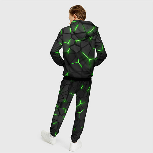 Мужской костюм Razer neon logo / 3D-Черный – фото 4