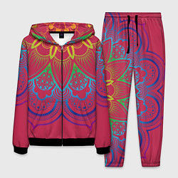 Костюм мужской Viva magenta mandala, цвет: 3D-черный