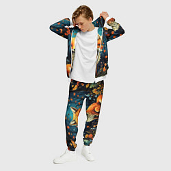 Костюм мужской Лиса в Folk Art стиле, цвет: 3D-белый — фото 2