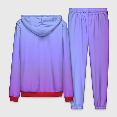 Мужской костюм Фиолетовый градиент / 3D-Красный – фото 2