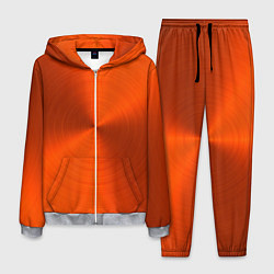 Мужской костюм Оранжевый волнообразный дисковый узор
