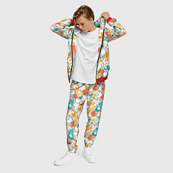 Костюм мужской Разноцветные пятна красок, цвет: 3D-красный — фото 2