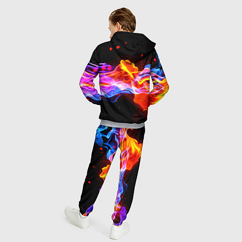 Мужской костюм Битвы огней волны / 3D-Меланж – фото 4