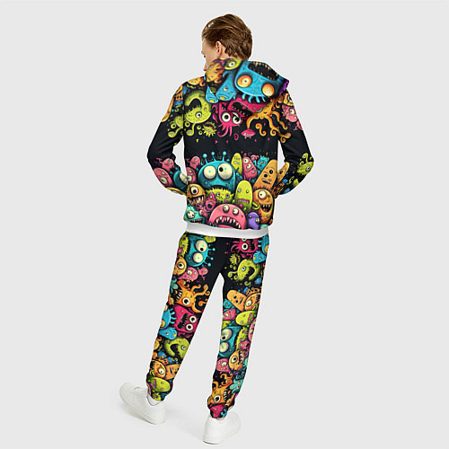 Мужской костюм Монстры перевертыши / 3D-Белый – фото 4
