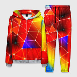 Мужской костюм Digital triangle abstract