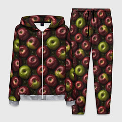 Костюм мужской Сочная текстура из яблок, цвет: 3D-меланж