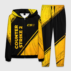 Мужской костюм Counter Strike 2 - gold gradient: надпись, символ