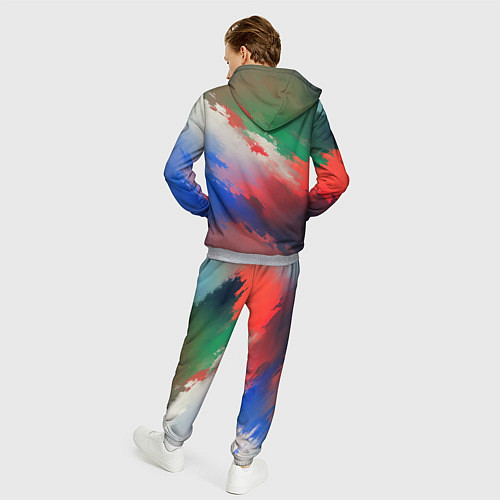 Мужской костюм Абстрактный туман / 3D-Меланж – фото 4