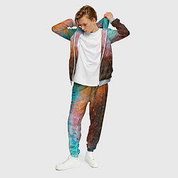 Костюм мужской Разноцветные тени и краски, цвет: 3D-меланж — фото 2