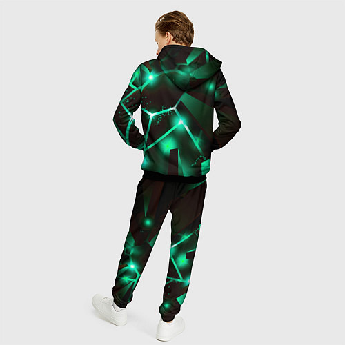 Мужской костюм Fallout разлом плит / 3D-Черный – фото 4