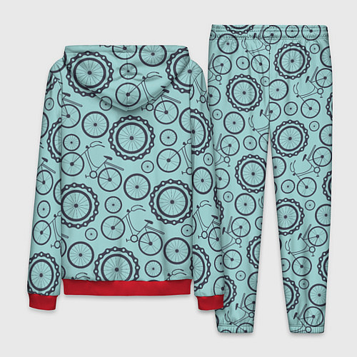 Мужской костюм Любитель велика / 3D-Красный – фото 2