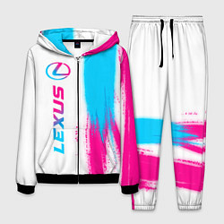 Костюм мужской Lexus neon gradient style: по-вертикали, цвет: 3D-черный