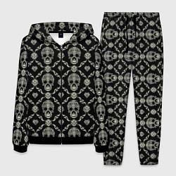 Мужской костюм Узор с черепами Pattern with skulls