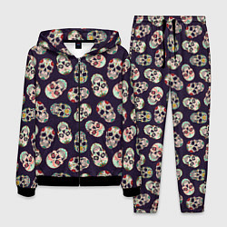 Мужской костюм Узор с черепами Pattern with skulls