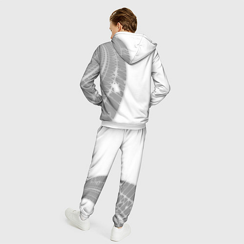 Мужской костюм BYD speed на светлом фоне со следами шин: по-верти / 3D-Белый – фото 4
