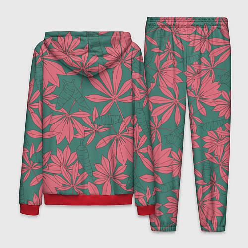 Мужской костюм Pink nature / 3D-Красный – фото 2