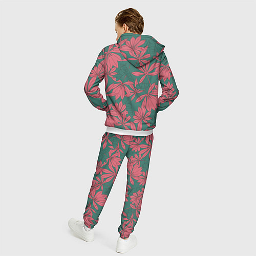 Мужской костюм Pink nature / 3D-Белый – фото 4