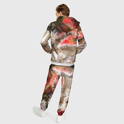 Мужской костюм Pattern style / 3D-Белый – фото 4