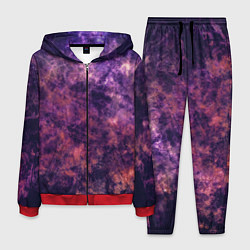 Мужской костюм Текстура - Purple galaxy
