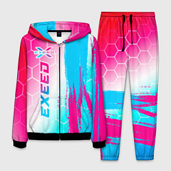 Мужской костюм Exeed neon gradient style: по-вертикали