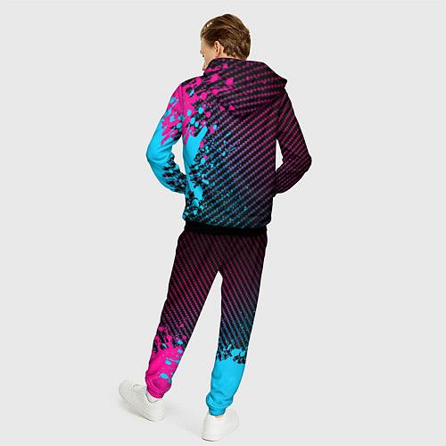 Мужской костюм BYD - neon gradient: по-вертикали / 3D-Черный – фото 4