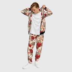 Костюм мужской Розы паттерн, цвет: 3D-черный — фото 2