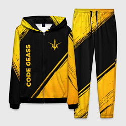 Мужской костюм Code Geass - gold gradient: надпись, символ