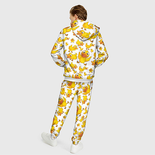 Мужской костюм Yellow ducklings / 3D-Белый – фото 4