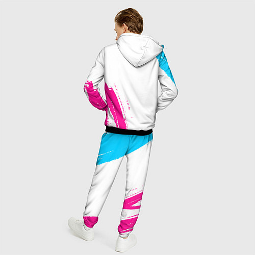 Мужской костюм Nine Inch Nails neon gradient style: надпись, симв / 3D-Черный – фото 4