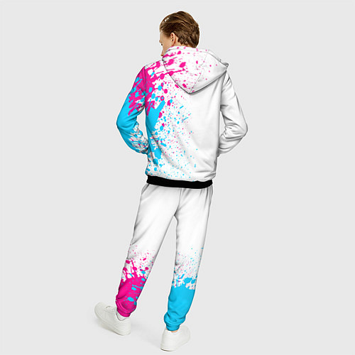 Мужской костюм Fall Out Boy neon gradient style: по-вертикали / 3D-Черный – фото 4