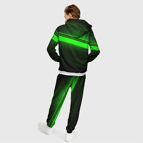 Мужской костюм Green line / 3D-Белый – фото 4