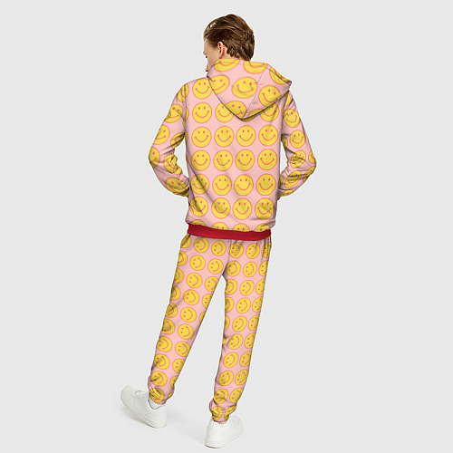 Мужской костюм Smiley / 3D-Красный – фото 4
