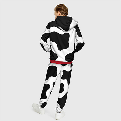 Мужской костюм Кожа коровы / 3D-Красный – фото 4