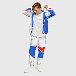 Костюм мужской Герб РФ - white sport, цвет: 3D-белый — фото 2