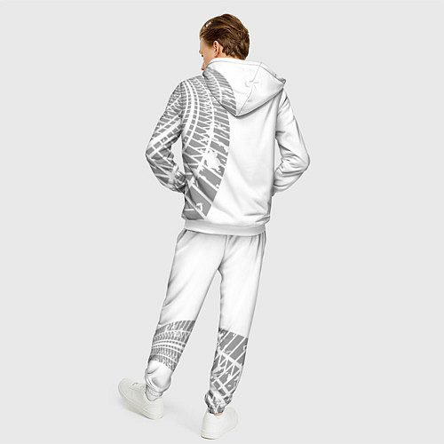 Мужской костюм Chery speed на светлом фоне со следами шин: по-вер / 3D-Белый – фото 4