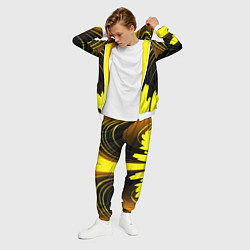Костюм мужской Черно-желтые мотивы, цвет: 3D-белый — фото 2