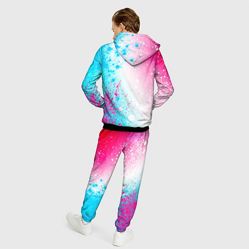 Мужской костюм My Chemical Romance neon gradient style: по-вертик / 3D-Черный – фото 4