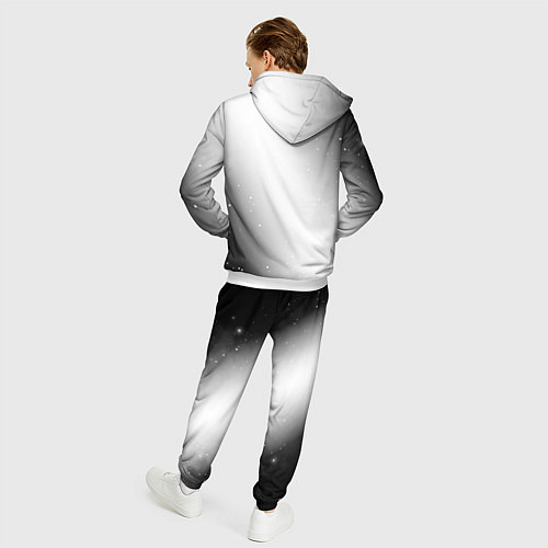Мужской костюм Thousand Foot Krutch glitch на светлом фоне вертик / 3D-Белый – фото 4