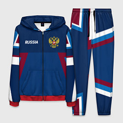 Костюм мужской Спортивная Россия, цвет: 3D-красный