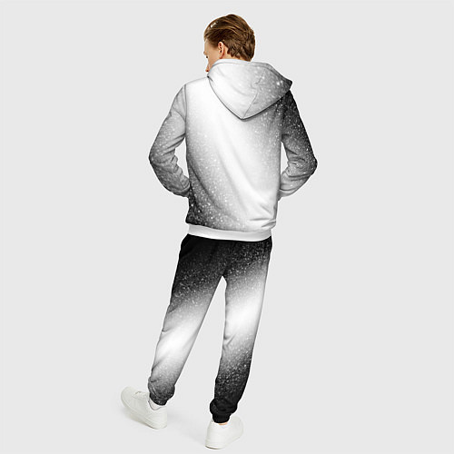 Мужской костюм OneRepublic glitch на светлом фоне по-вертикали / 3D-Белый – фото 4