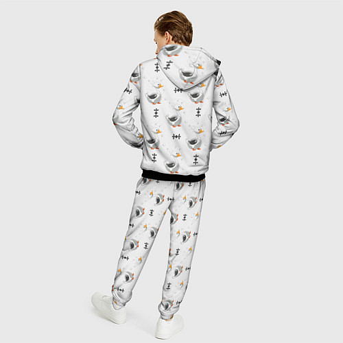 Мужской костюм Гусь и фигуры / 3D-Черный – фото 4