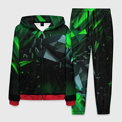 Мужской костюм Гармония зеленого хаоса