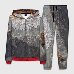 Мужской костюм Коррозия металла гранж текстура